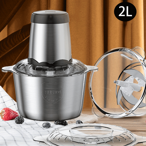 2L Electric Meat Grinder Food Processor Fruits Blender Veg Chopper Sausage Maker - Picture 11 of 11