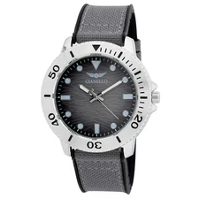 Gianello Men's 46mm Jacque Nylon Strap Watch