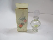 Vintage Avon Wishing Cologne .5 Fl Oz. Empty Bottle, Stopper and Box