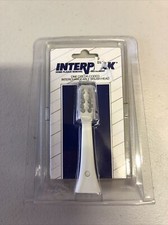 INTERPLAK Color-Coded Interchangeable Brush Head Vintage 1991 RB-1 White, Sealed