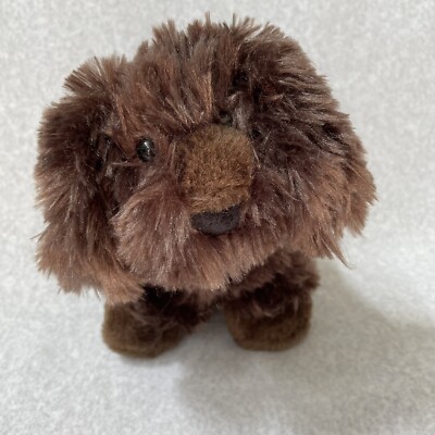 Manhattan Toy Puppy Dog Plush Chocolate Brown Labradoodle