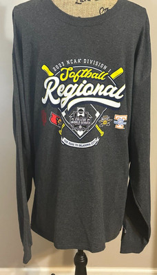 Champion 2023 NCAA Division 1 Softball Regional Long Sleeve Tee SZ 2XL NWT E19