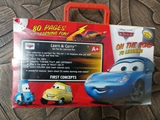 Disney/Pixar Cars On the Road to Learning 4-book Learn  Carry Pack w/ Audio CD