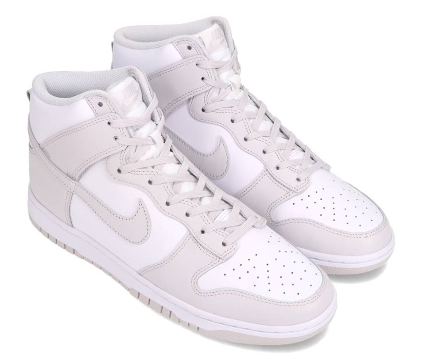 Nike Dunk High Retro White Vast Grey (2021) — dropout