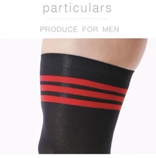 Men's Socks Elastic Thigh-High Stockings Fantasy Thin and Sheer Over Knee Socks