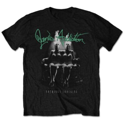 Jane's Addiction 'Nothing Shocking' (Schwarz) T-Shirt - NEU & OFFIZIELL!