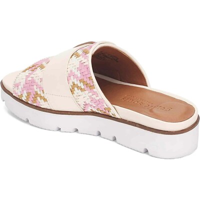 New Gentle Souls Women Lavern Strap Slide Sandals Size M Rose