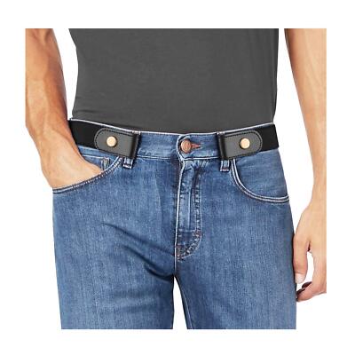 No Buckle Belts Jeans Pants Tightener Side Belts for Men Women