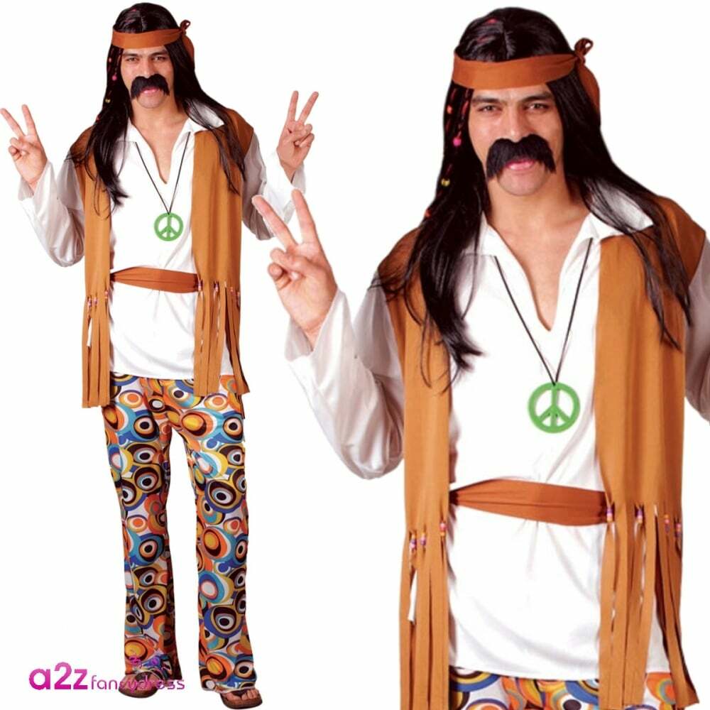 Hippie Dude Costumes for Parties and Occasions in Colorful Styles