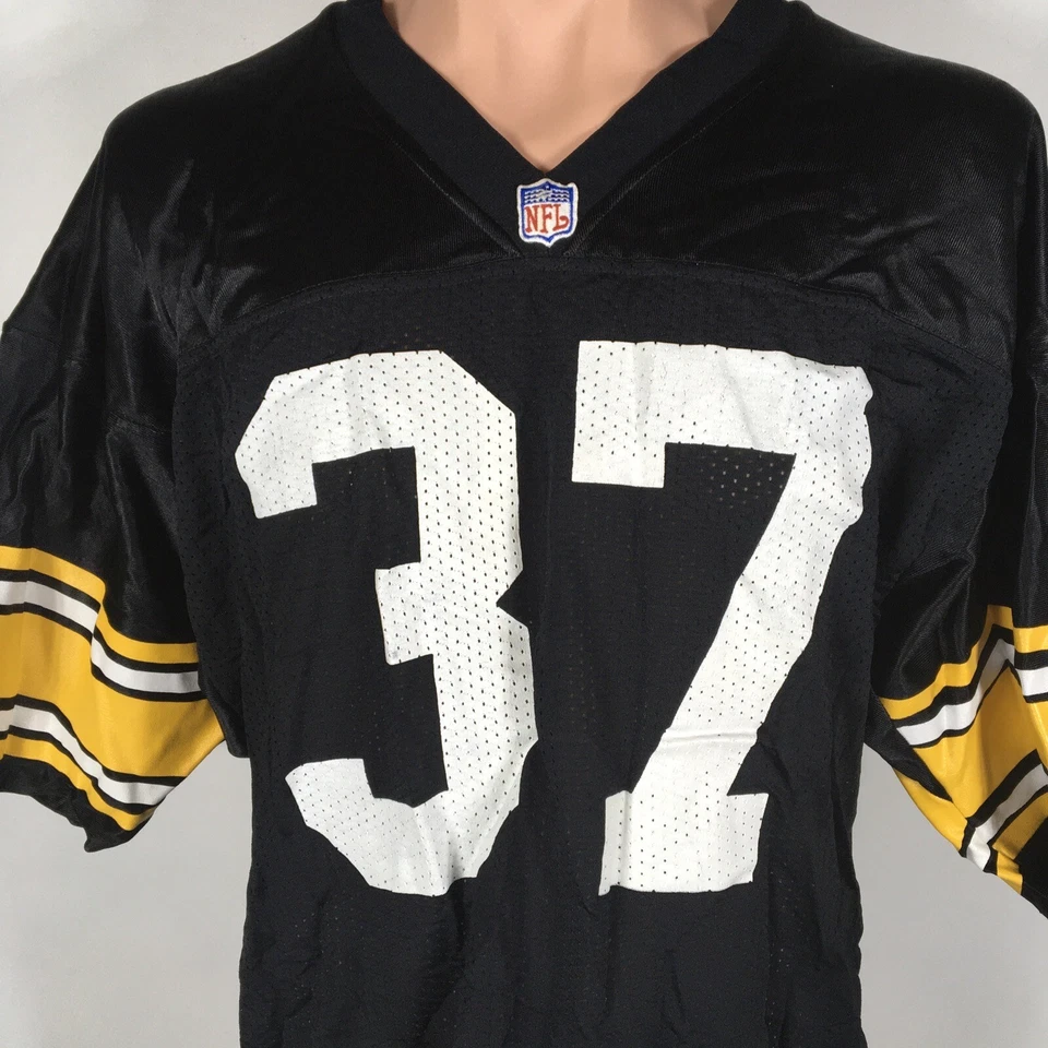 VTG Russell Athletic Pittsburgh Steelers Carnell Lake 37 NFL Football Jersey 48 - Image 2 of 4