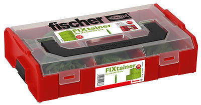 Fischer FIXtainer Sortimentsboxen zur Auswahl *Stapelboxen* Dübel Sortimente