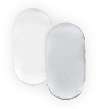 Satin Bassinet Sheet Great for Baby Hair Soft Silk Feeling Sheet - Set of 2