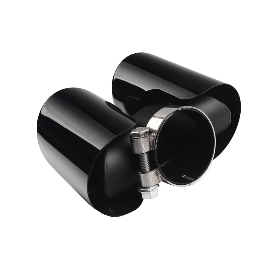 Stainless Black Rear Tail Exhaust Muffler Tips For 2020-2024 Land Rover Defender - Image 3 of 4