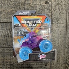 Monster Jam Sparkle Smash Monster Truck 1:64 Scale Series 33 Blue tires