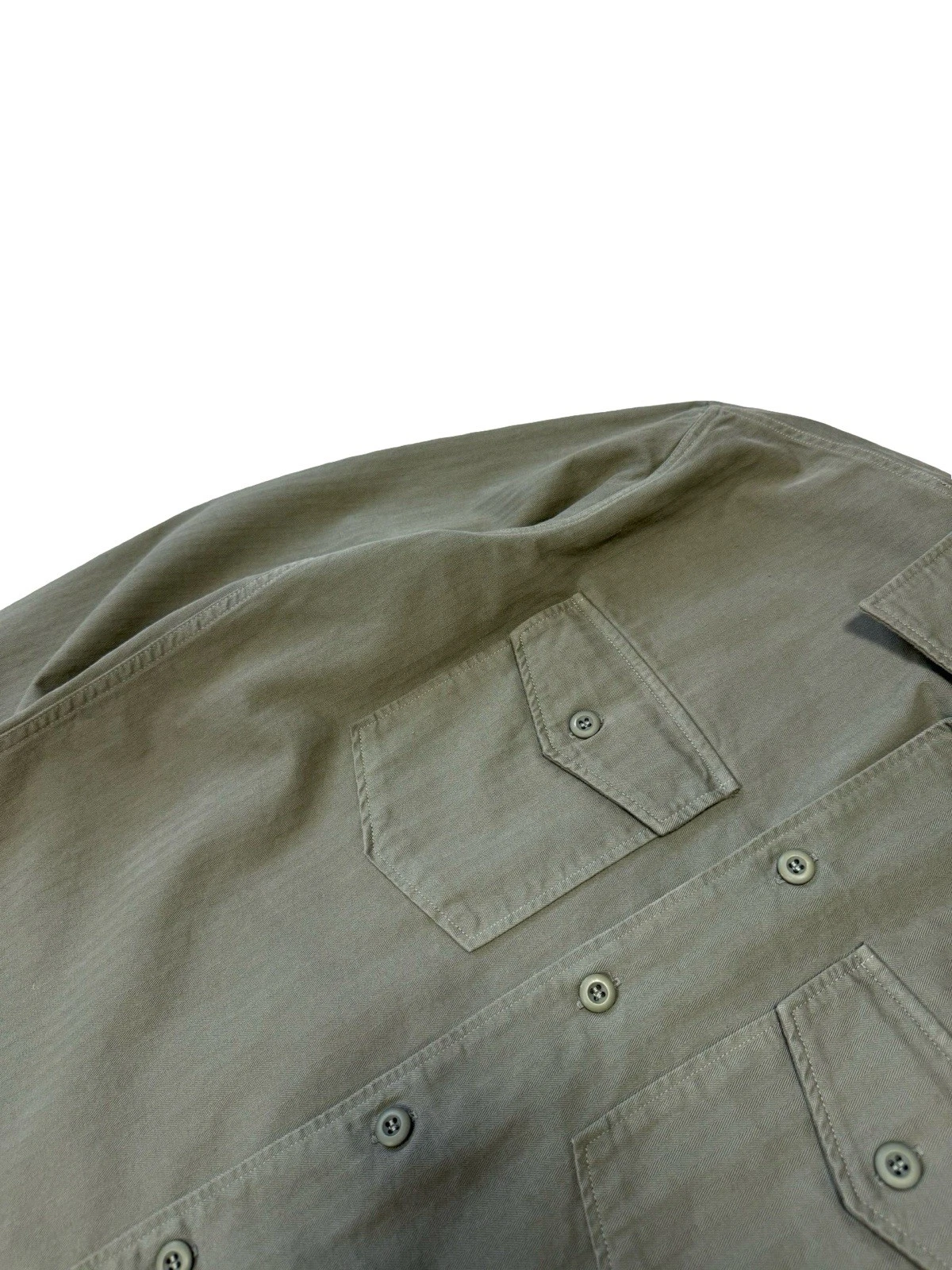 Tellason Military Jacket Men's 100% Cotton Field Utility Pockets Coverall Size S image 14