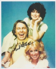 JOHN RITTER signed THREE'S COMPANY color 8x10 w/ coa ORIGINAL ROOMMATES PORTRAIT