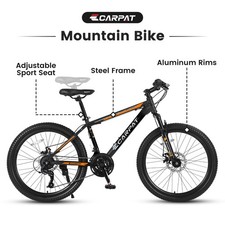 S26102 Mountain Bike 26 Pollici, Shimano 21 Velocità con Freni a Disco Meccanici, Hig