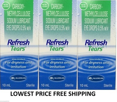 5er Pack (je 10 ml) Refresh Tears Gleitmittel Augentropfen, Trockenheit &...