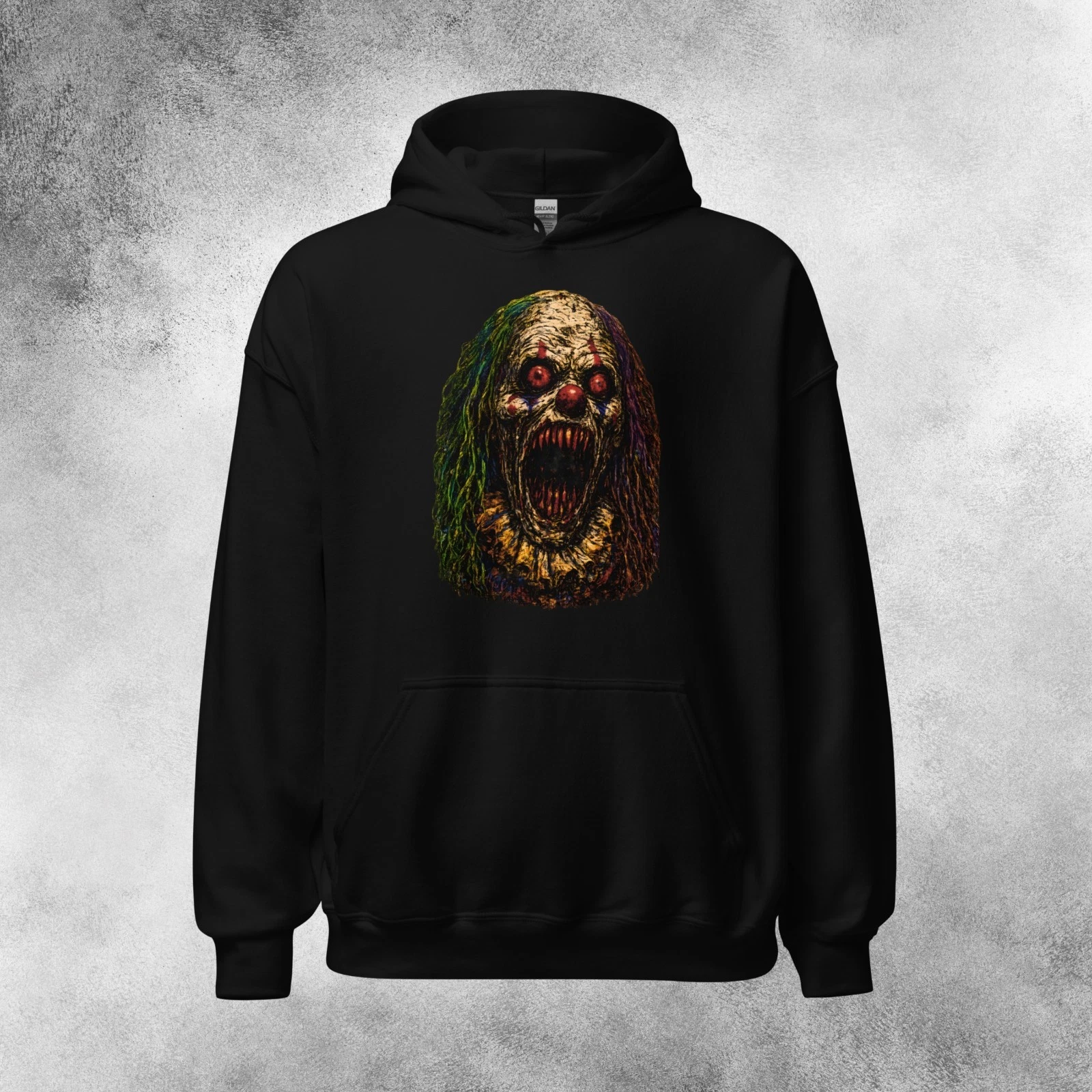 Mutant Clown Horror Hoodie Men's S-3XL