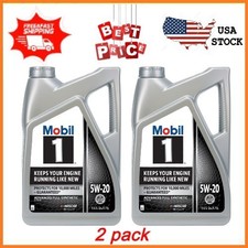 NEW 2 pack Mobil 1 Advanced Full Synthetic Motor Oil 5W20 5 Quart FREESHIPPING 20.60 per gallon