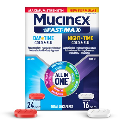 #ad Mucinex Fast Max Maximum Strength Day Night Cold And Flu Medicine For Adults $43.37