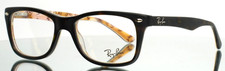 RAY BAN RB5228 5409 Dark Havana Unisex Rectangle Eyeglasses 50-17-140 B:35
