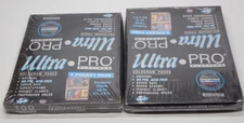 2x Ultra PRO Platinum 6 Pocket Hologram Pages 100 Count 1998 Rembrandt Archival