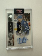 🔥🔥🔥WENDEL CLARK #CC-WC CLEAR CUT AUTO - 2021/22 CLEAR CUT “LEAFS”