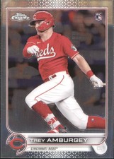 2022 Topps Chrome #61 Trey Amburgey Cincinnati Reds RC