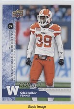 2018 Upper Deck CFL Blue Chandler Fenner #97 READ r6v