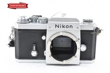 [NEAR MINT] Apollo Late S/N734xxx! Nikon F Eye Level Silver 35mm SLR Film Camera