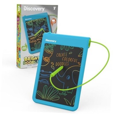 Bright Doodles LCD Art Tablet - Mess-Free Colorful Drawing Pad & Tethered