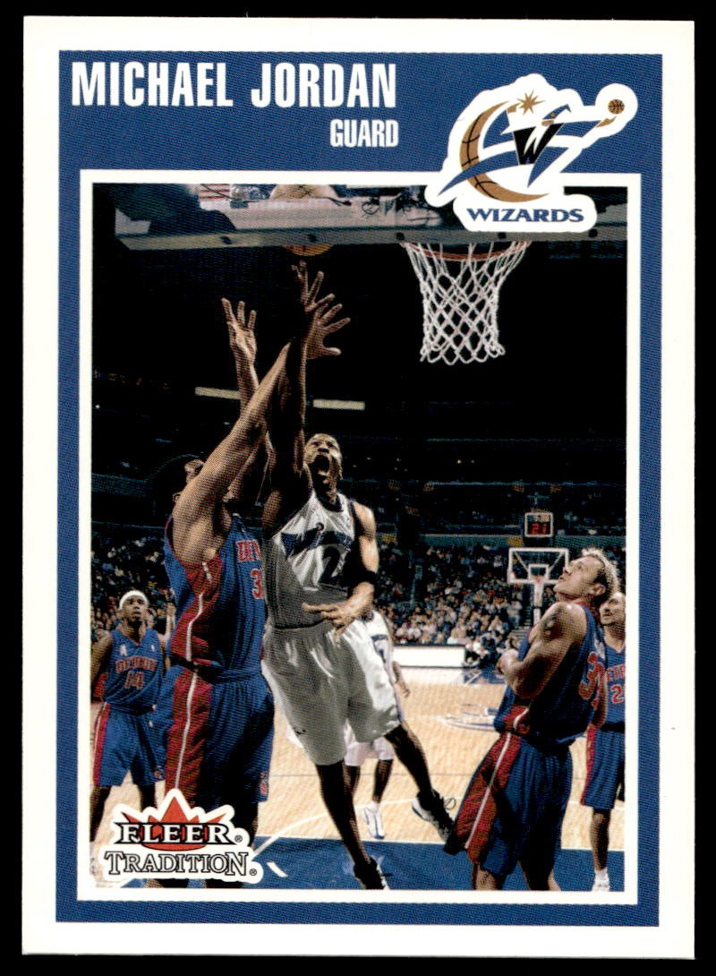 2002-03 Fleer Tradition #220 Michael Jordan Washington Wizards MINT NO RESERVE!