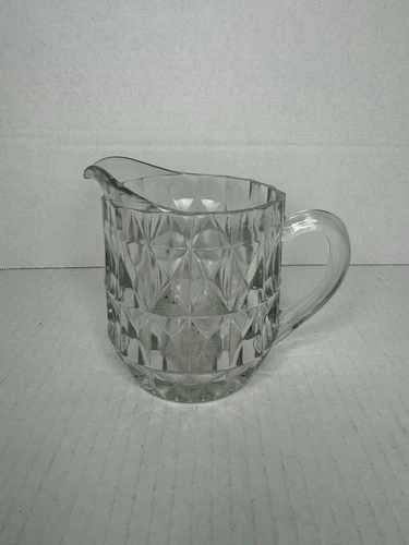 Vintage Jeanette Glass Co. Windsor Clear Pitcher