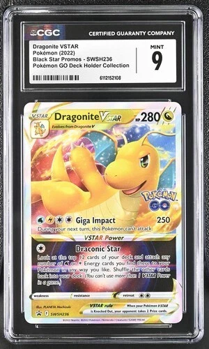 Dragonite VSTAR *CGC 9* Holo Promo *Pokemon Go* #SWSH236 *2022* Pokemon