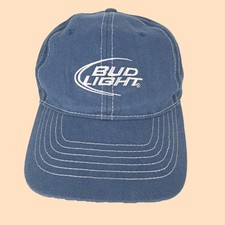 Denim Hat Adjustable Blue Bud Light Promo