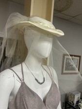 Vintage Bridal Hat With Veil