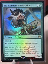 Transdimensional Bovine #134 Foil TMNT Magic MTG Ninja Turtles Foil Rare