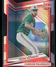 Carson Palmquist 2022 Elite Extra Edition Prime Numbers C Die Cut 6/184 #88