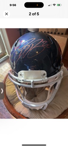 Saquon Barkley New York Giants Full Size Auth. “CUSTOM “ Helmet Autographed- BAS - Picture 2 of 5