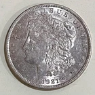 1921 $1 Morgan Silver Dollar