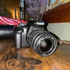 Canon EOS 1100D 12.2MP Digital SLR Black w/ EF-S 18-55mm f/3.5 Lens