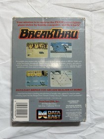 Breakthru Complete with Box & Manual CIB NES Nintendo