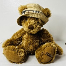 Vintage Burberry Fragrances Teddy Bear 10" Plush Toy 2006 Soft Stuffed Animal