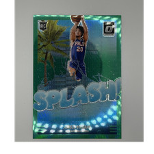Panini Donruss Optic 2024-25 Jared McCain 76ers Splash! #3 Green Hyper /249 RC