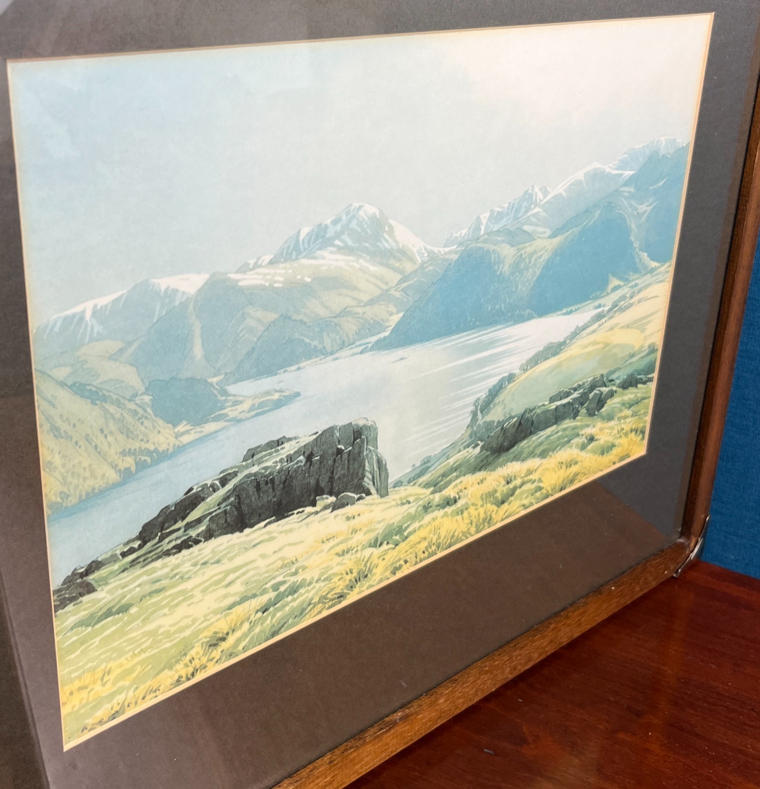 Vintage Ullswater Lake District Framed Landscape Print Cumbria Wall Art image 7