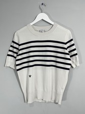 Dior Uniforms Bee Logo Rare Short Sleeve Women's Sweatshirt Sweater Top Size M