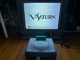 Victor V-Saturn RG-JX2 console system RG-CP6 pads RG-VC2 video cd vcd card sega