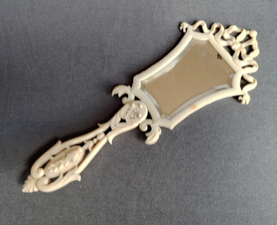 Magnifique  miroir face à main sculpté style louis xvi  - Photo 2/4