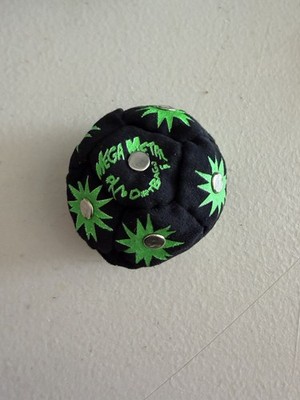 Dirtbag Mega Metal World Footbag Hacky Sack Black AUTHENTIC NEW SHIPS TODAY